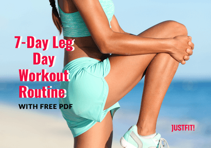 7 day leg day workout routine with free PDF version