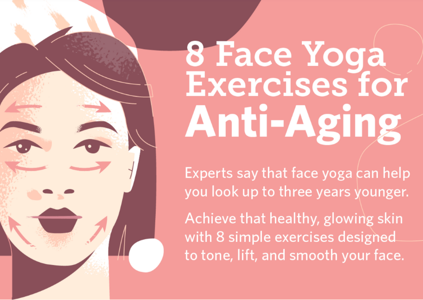 8 Face yoga exercises for anti-aging