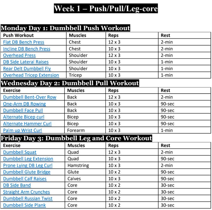 week 1 12 week dumbbell workout plan
